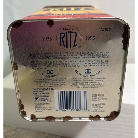 Christie Ritz Tin 60th Anniversary Collectible 1935-1995 Limited Edition - Picture 6 of 9